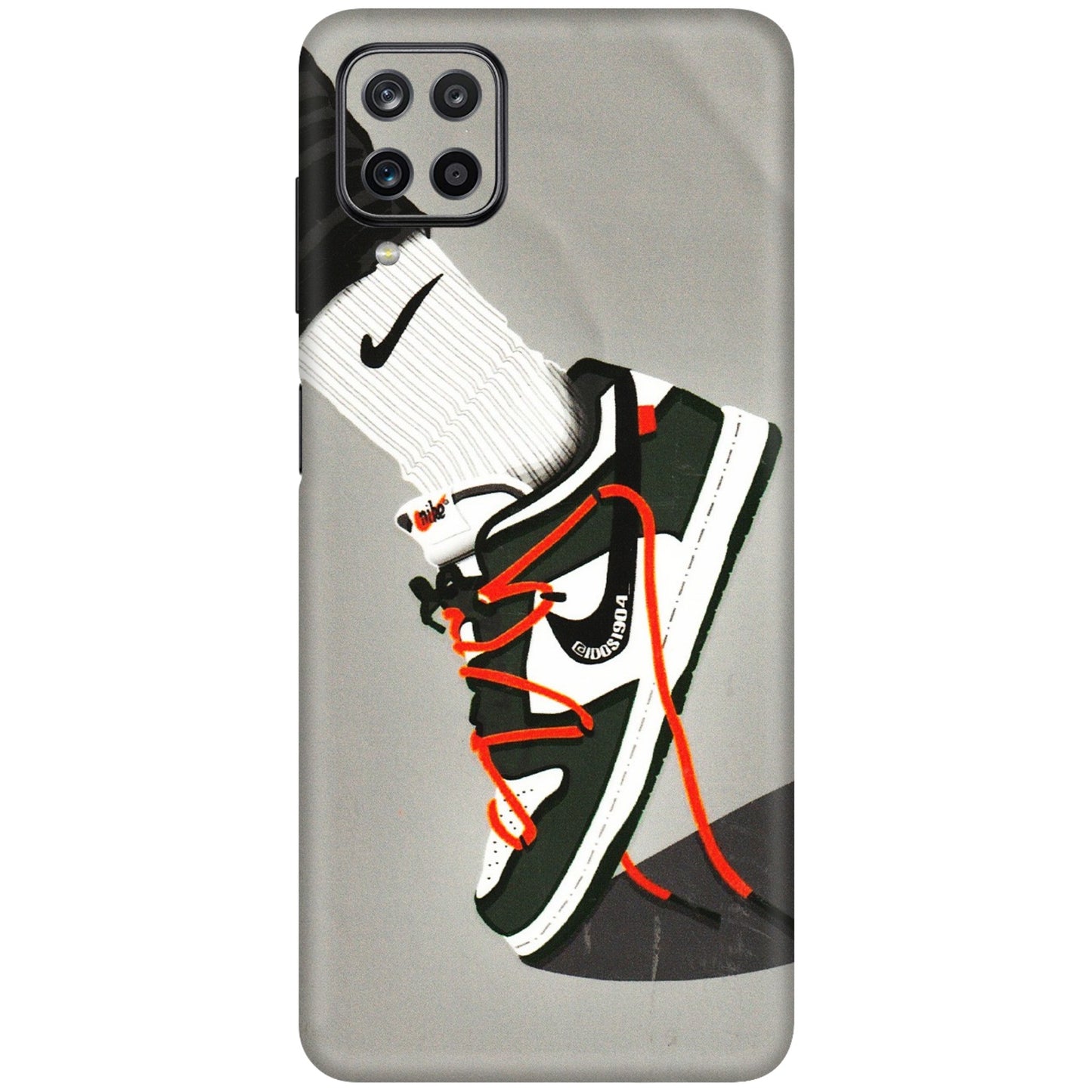 Samsung M/F/Note/Flip and C Phone Skins (All Models) - New Grey Sneaker - 3D Embossed Finish (L-261) Samsung Galaxy M12