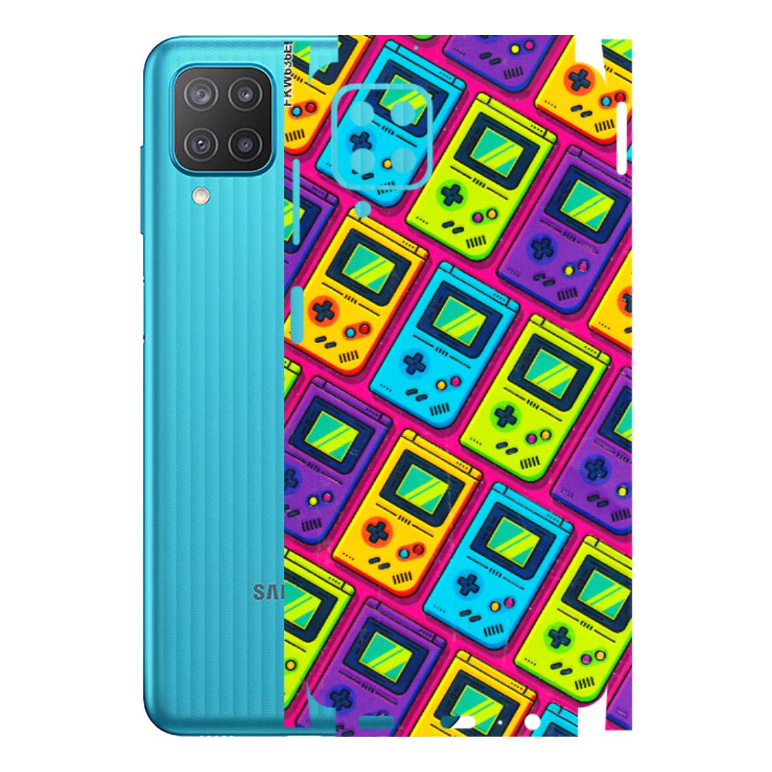 Samsung M/F/Note/Flip and C Phone Skins (All Models) - Gameboy Colourful - 3D Embossed Finish (L-266) Samsung Galaxy M12