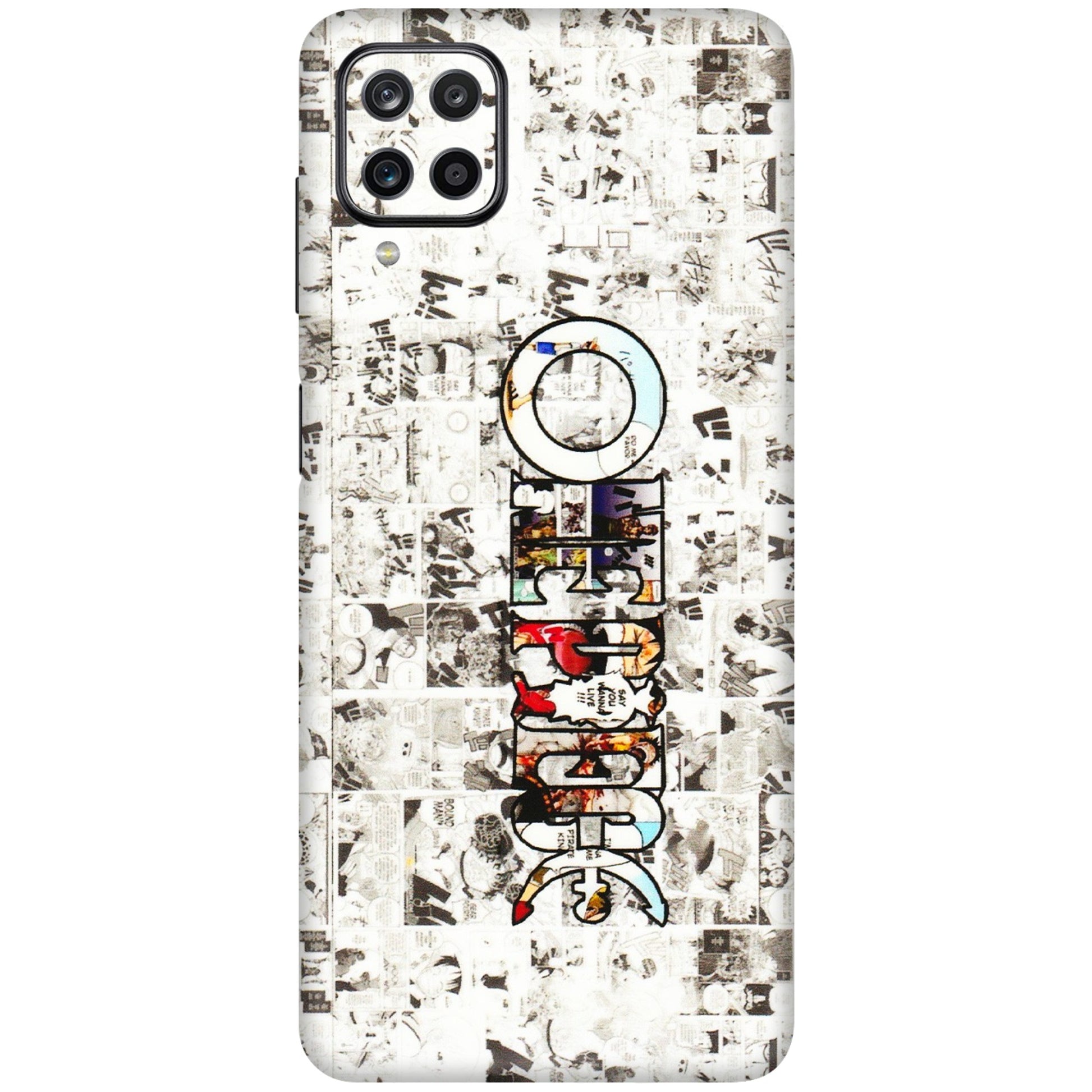 Samsung M/F/Note/Flip and C Phone Skins (All Models) - One Piece Manga - 3D Embossed Finish (L-26) Samsung Galaxy M12