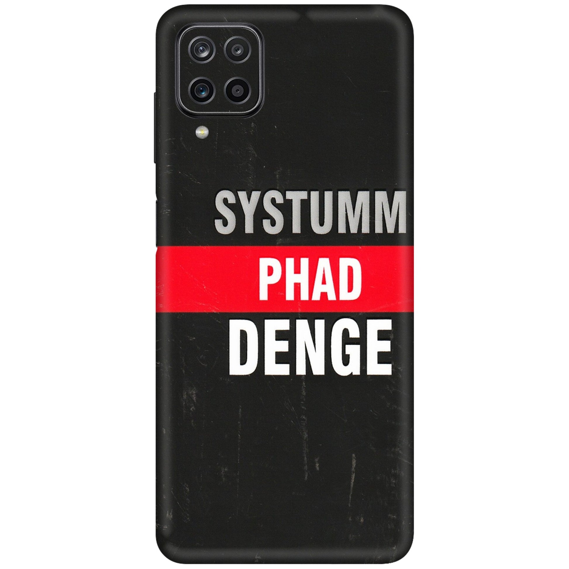 Samsung M/F/Note/Flip and C Phone Skins (All Models) - Systumm Phad Denge - 3D Embossed Finish (L-278) Samsung Galaxy M12