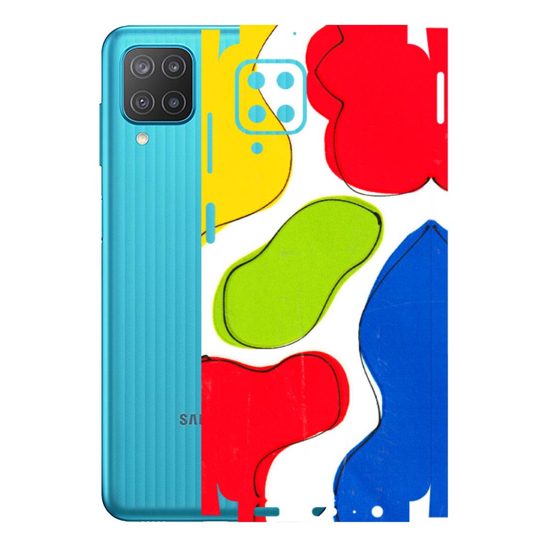 Samsung M/F/Note/Flip and C Phone Skins (All Models) - RGB Colour Paint - 3D Embossed Finish (L-284) Samsung Galaxy M12