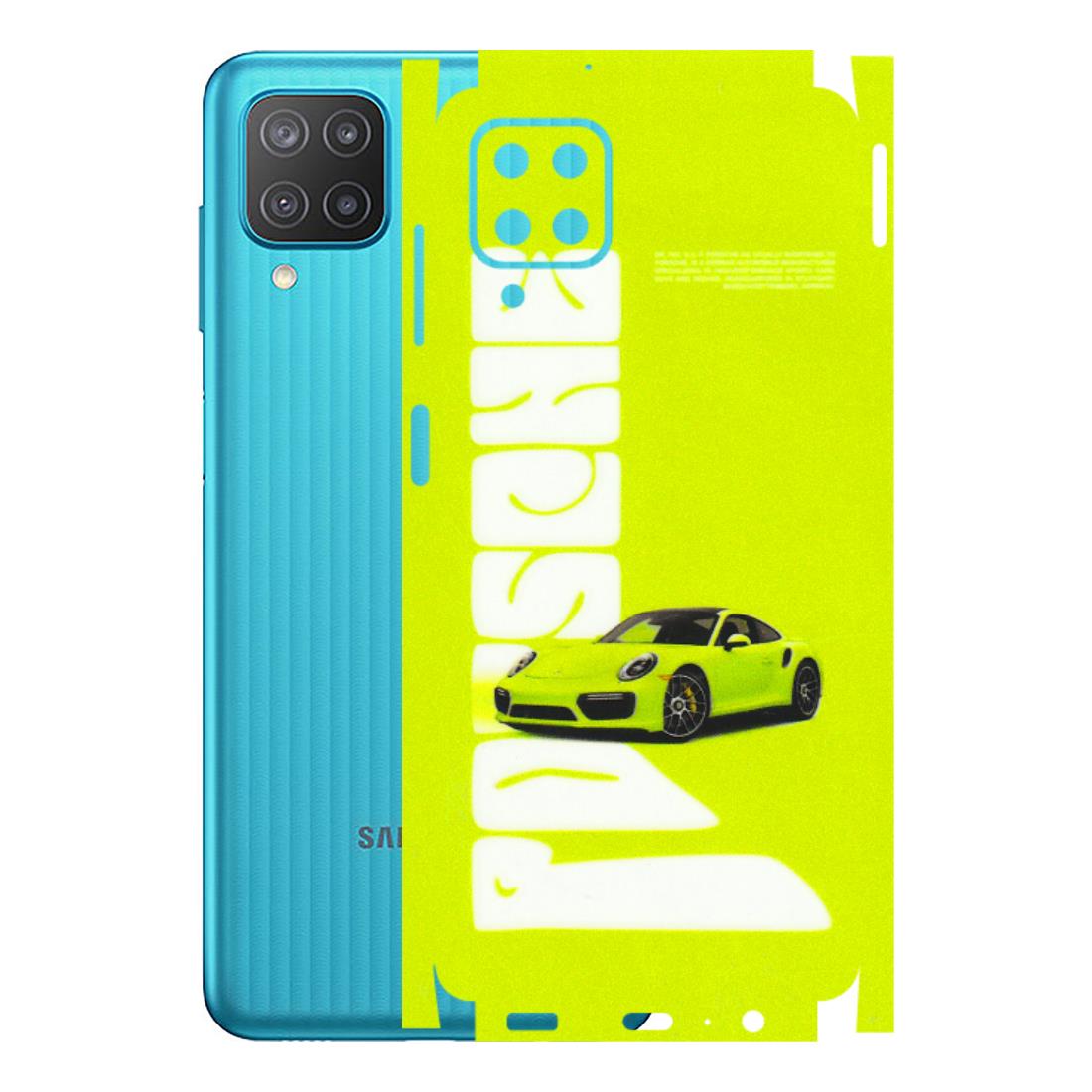 Samsung M/F/Note/Flip and C Phone Skins (All Models) - Lime Green Porche - 3D Embossed Finish (L-30) Samsung Galaxy M12