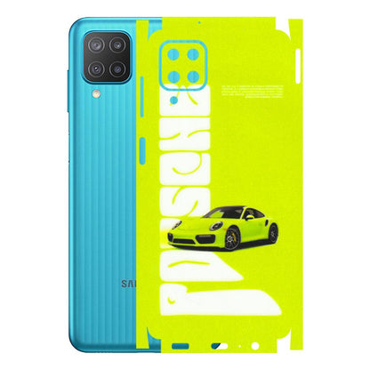 Samsung M/F/Note/Flip and C Phone Skins (All Models) - Lime Green Porche - 3D Embossed Finish (L-30) Samsung Galaxy M12