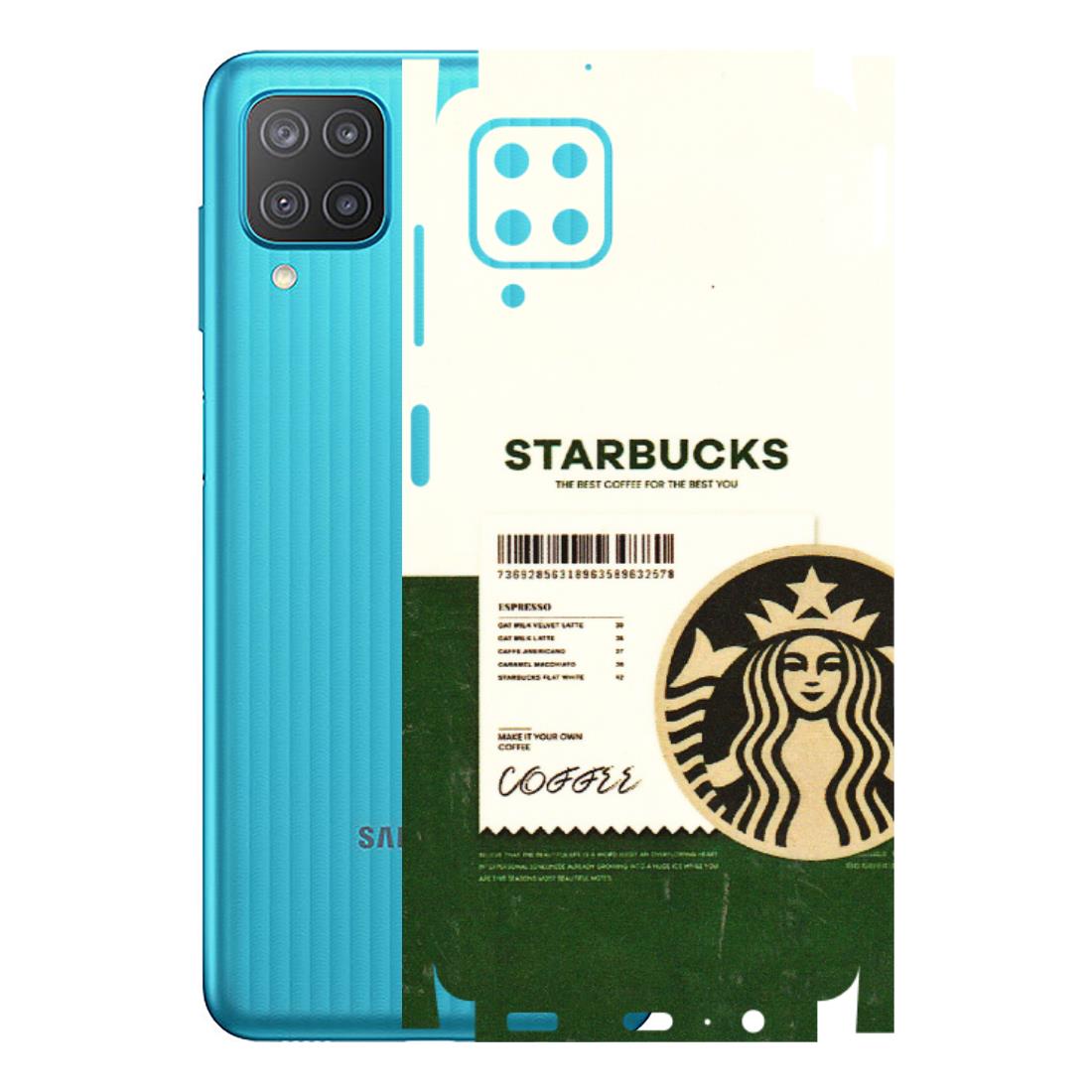 Samsung M/F/Note/Flip and C Phone Skins (All Models) - Starbucks Barcode - 3D Embossed Finish (L-308) Samsung Galaxy M12