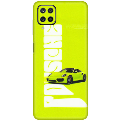 Samsung M/F/Note/Flip and C Phone Skins (All Models) - Lime Green Porche - 3D Embossed Finish (L-30) Samsung Galaxy M12
