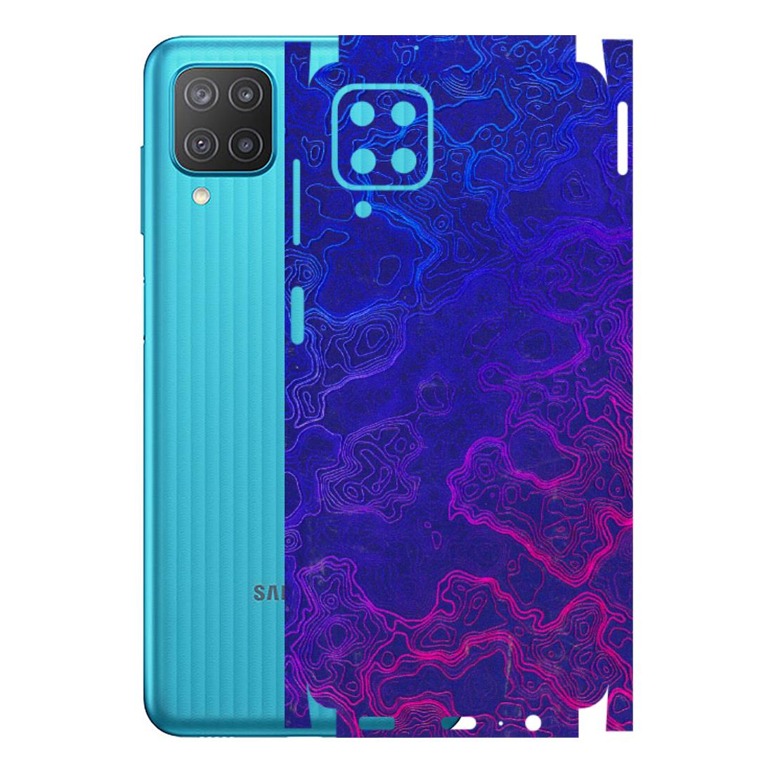 Samsung M/F/Note/Flip and C Phone Skins (All Models) - Purple Ripples Swirl - 3D Embossed Finish (L-314) Samsung Galaxy M12