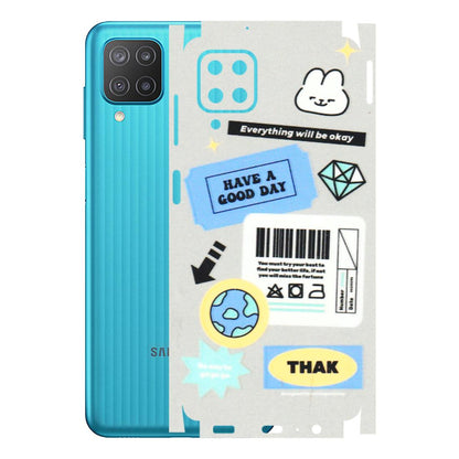 Samsung M/F/Note/Flip and C Phone Skins (All Models) - Will Be Okay Design - 3D Embossed Finish (L-316) Samsung Galaxy M12