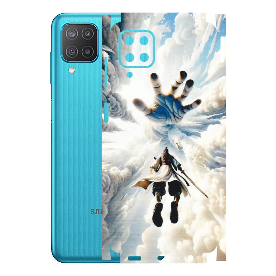 Samsung M/F/Note/Flip and C Phone Skins (All Models) - Big Hand With Monkey King - 3D Embossed Finish (L-323) Samsung Galaxy M12