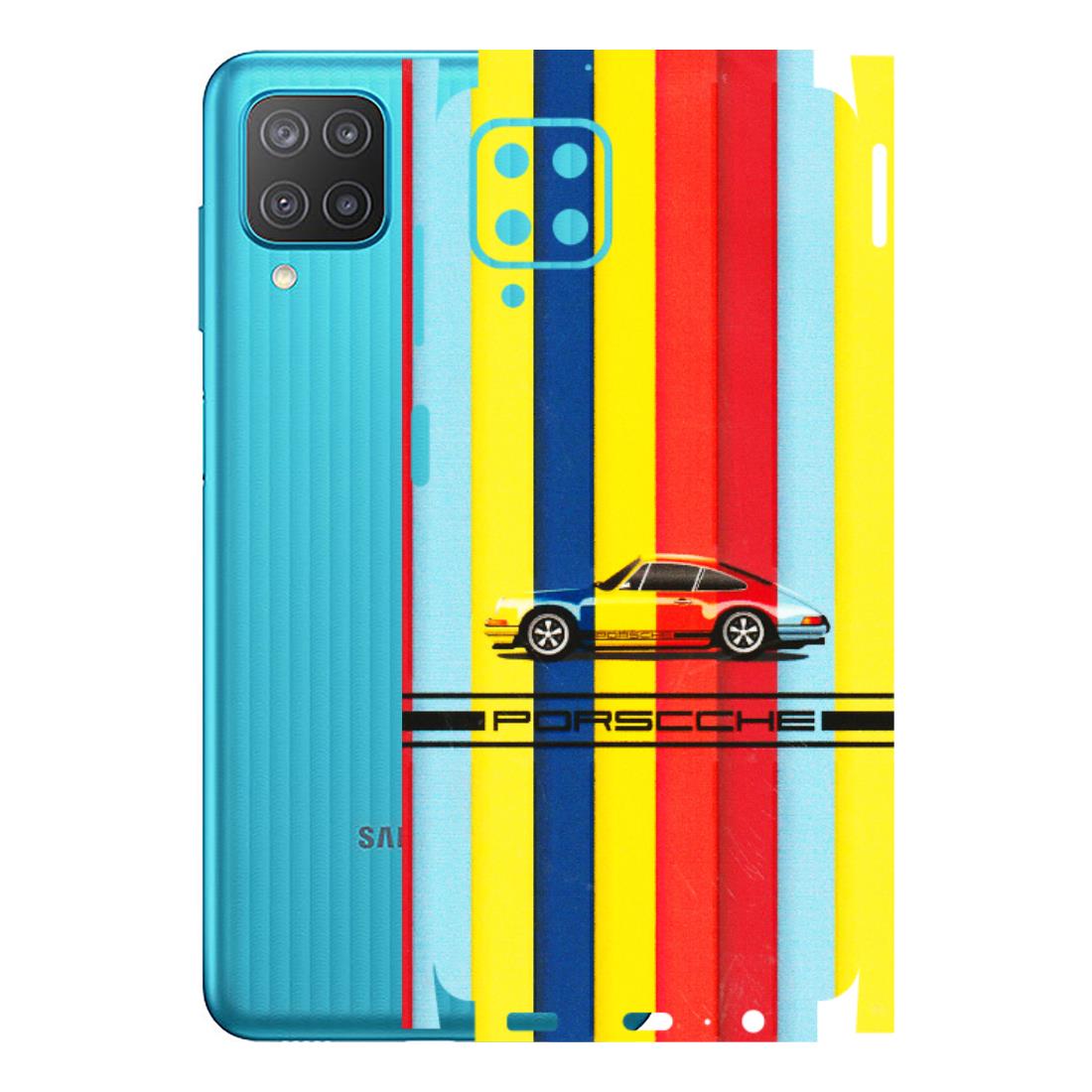 Samsung M/F/Note/Flip and C Phone Skins (All Models) - Multicolour Porche - 3D Embossed Finish (L-39) Samsung Galaxy M12