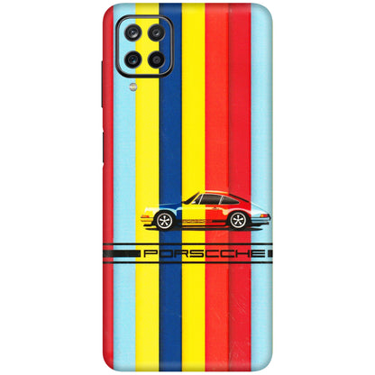 Samsung M/F/Note/Flip and C Phone Skins (All Models) - Multicolour Porche - 3D Embossed Finish (L-39) Samsung Galaxy M12