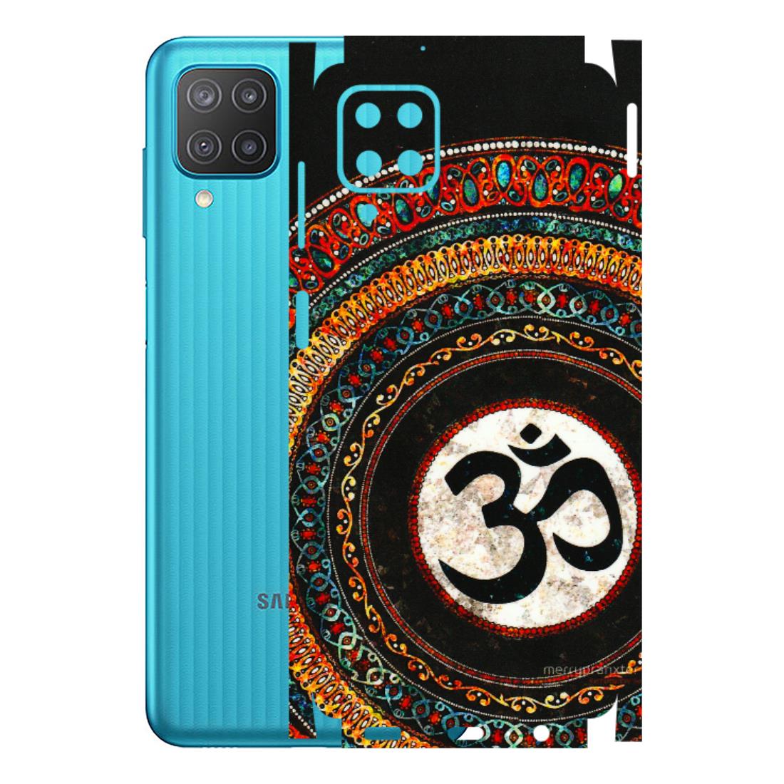 Samsung M/F/Note/Flip and C Phone Skins (All Models) - Aum Chant Abstract - 3D Embossed Finish (L-42) Samsung Galaxy M12