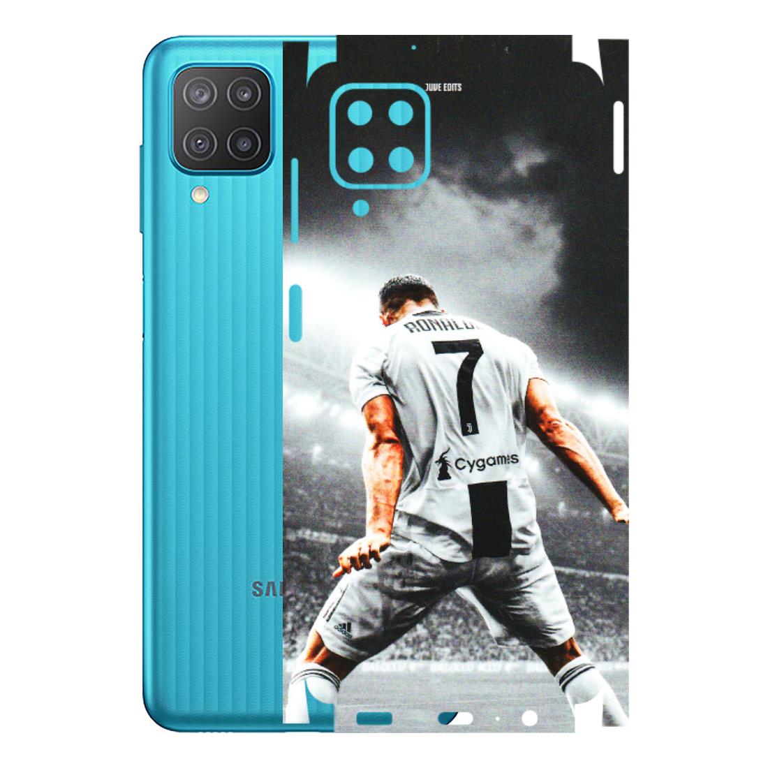 Samsung M/F/Note/Flip and C Phone Skins (All Models) - Ronaldo CR7 Crazy - 3D Embossed Finish (L-44) Samsung Galaxy M12