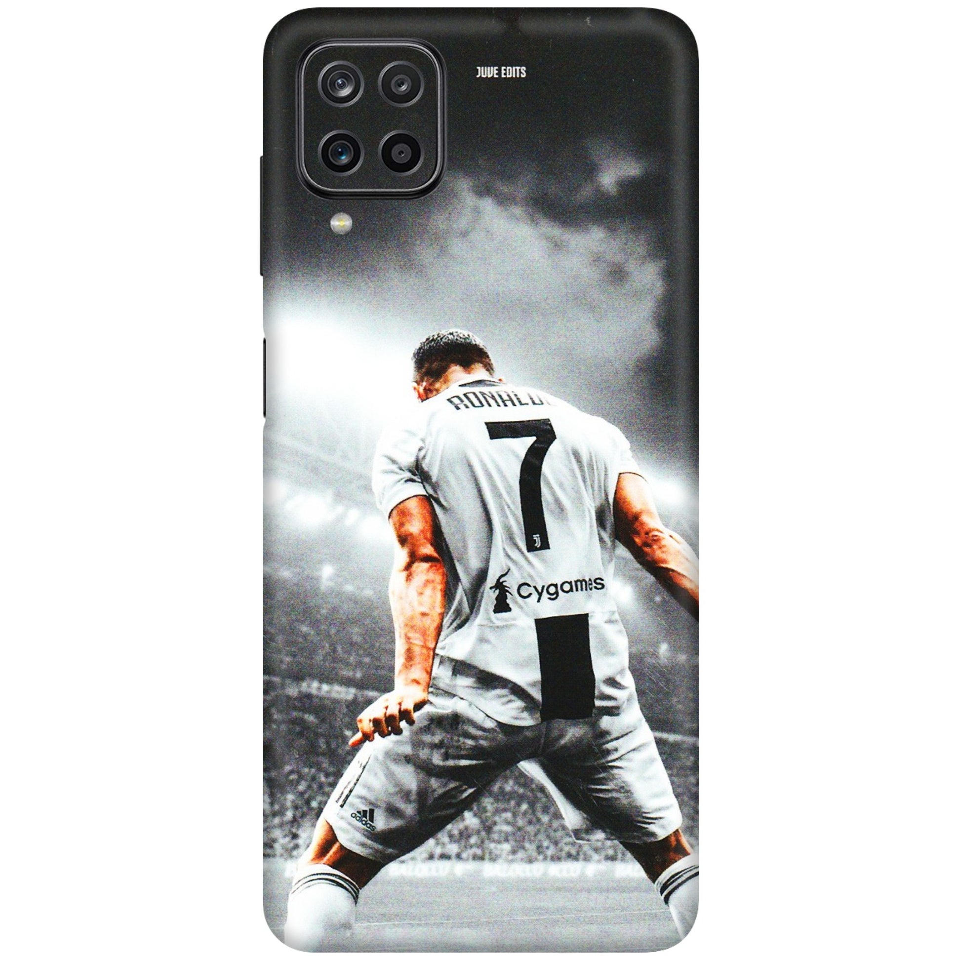 Samsung M/F/Note/Flip and C Phone Skins (All Models) - Ronaldo CR7 Crazy - 3D Embossed Finish (L-44) Samsung Galaxy M12