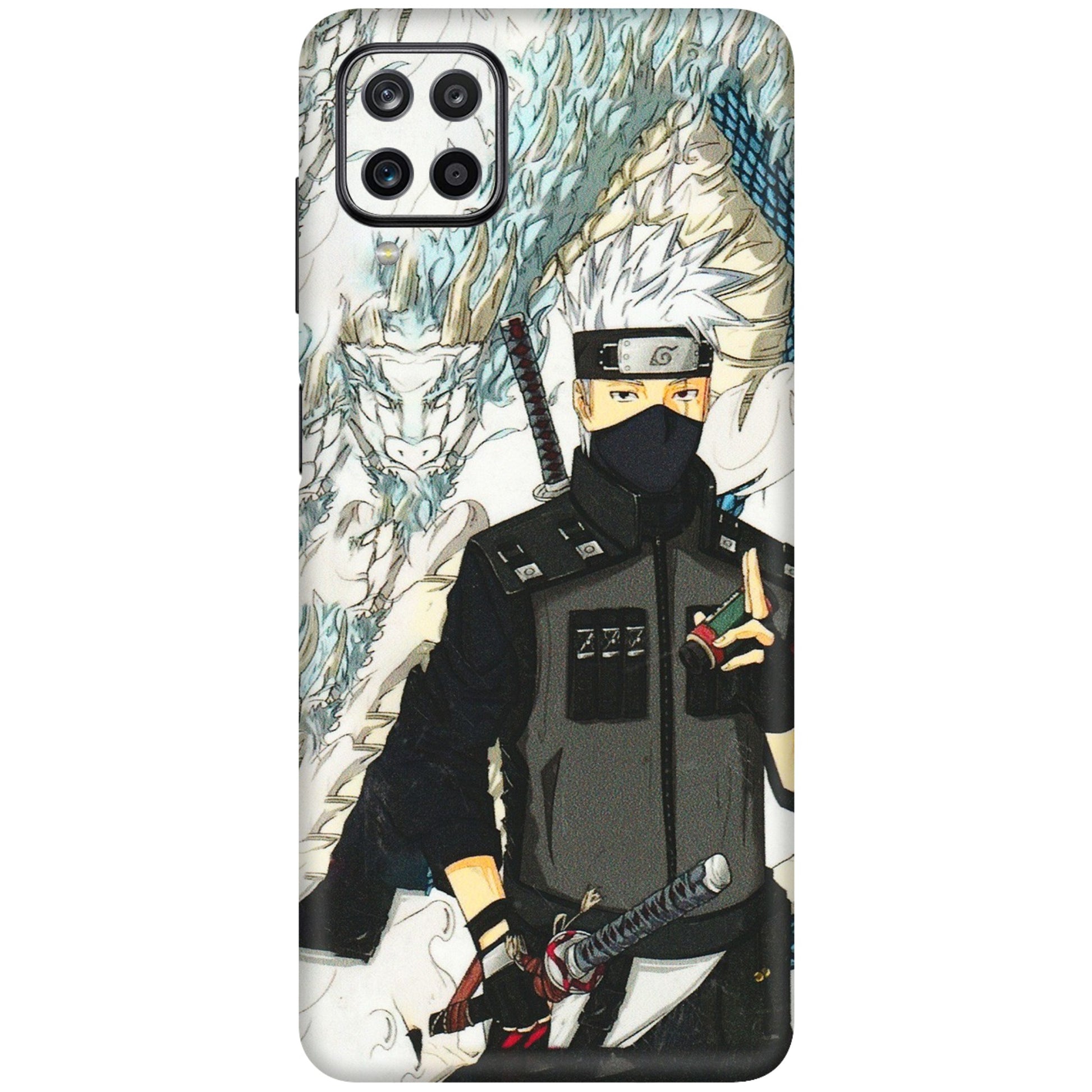Samsung M/F/Note/Flip and C Phone Skins (All Models) - Kakashi Hatake Naruto Anime - 3D Embossed Finish (L-46) Samsung Galaxy M12