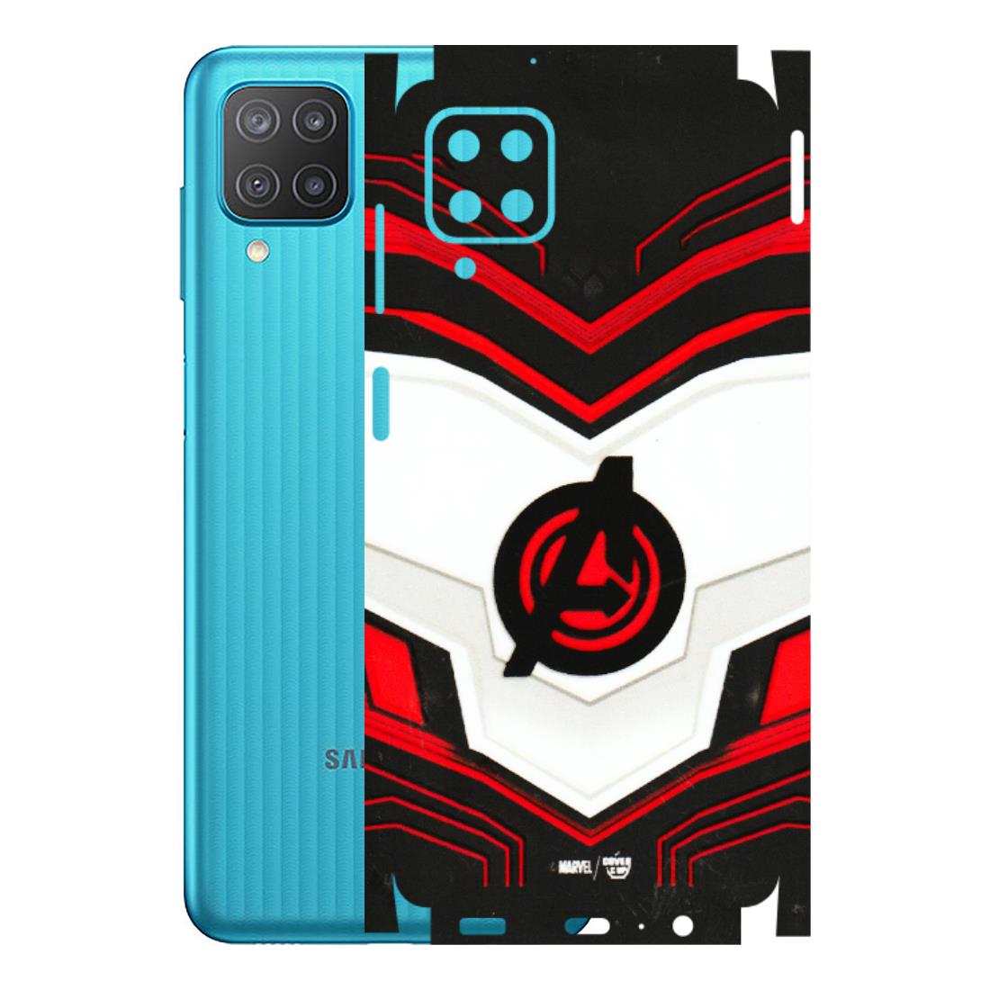 Samsung M/F/Note/Flip and C Phone Skins (All Models) - Avengers Logo - 3D Embossed Finish (L-55) Samsung Galaxy M12