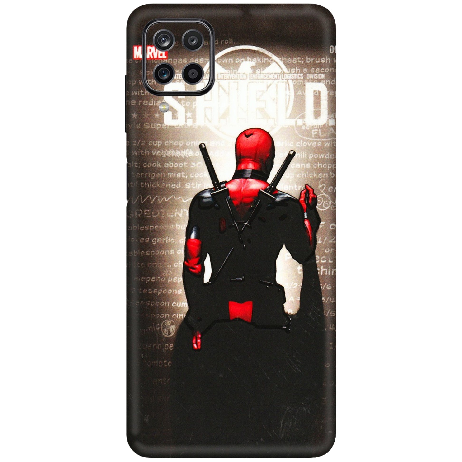 Samsung M/F/Note/Flip and C Phone Skins (All Models) - Deadpool - 3D Embossed Finish (L-56) Samsung Galaxy M12