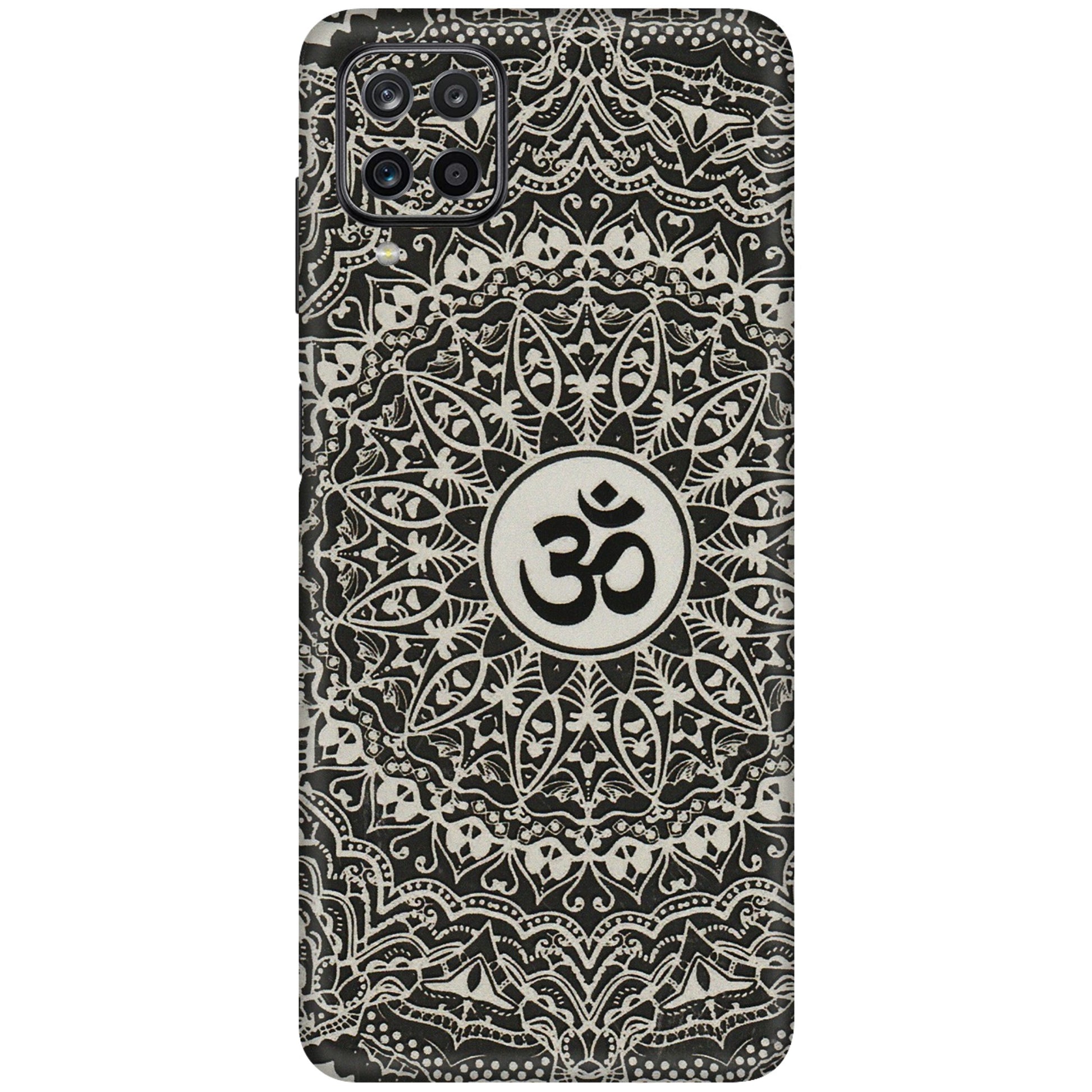 Samsung M/F/Note/Flip and C Phone Skins (All Models) - Aum Elegant Mandala - 3D Embossed Finish (L-62) Samsung Galaxy M12