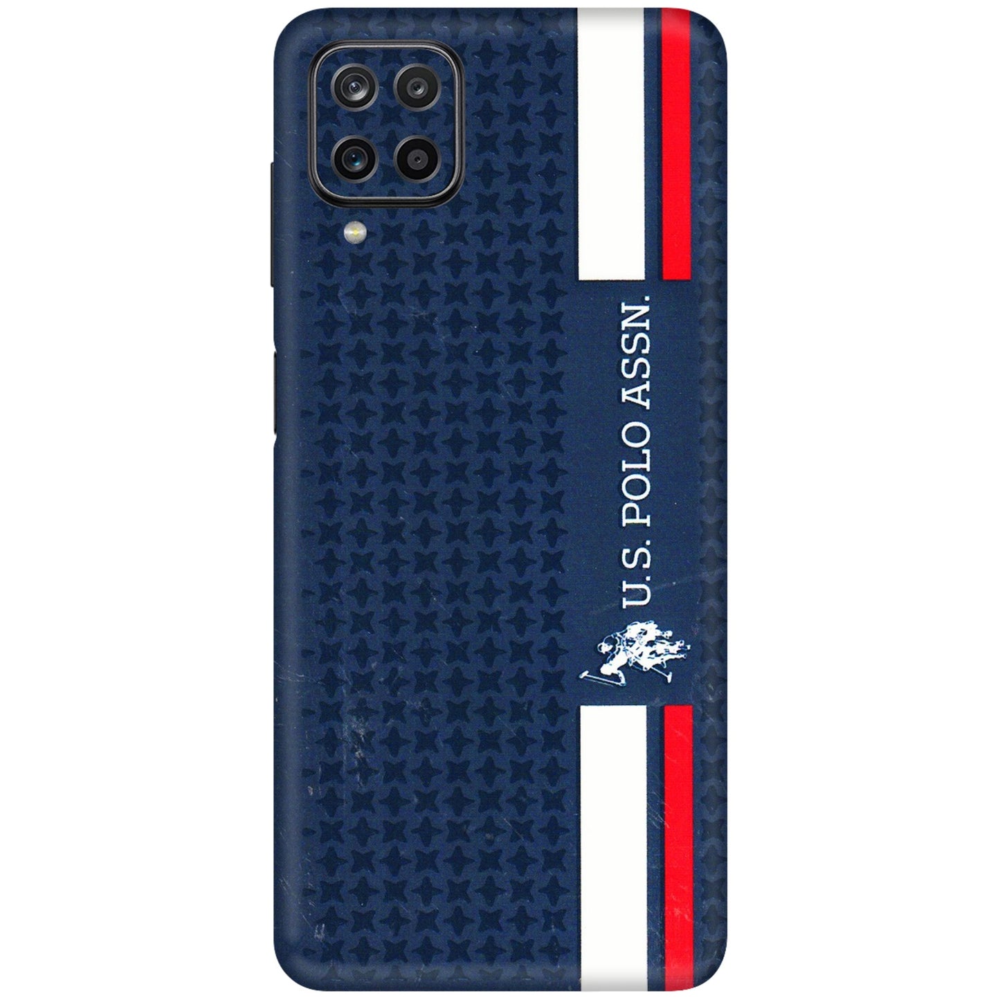 Samsung M/F/Note/Flip and C Phone Skins (All Models) - US POLO Designer Brand - 3D Embossed Finish (L-65) Samsung Galaxy M12