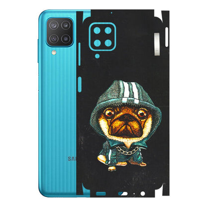 Samsung M/F/Note/Flip and C Phone Skins (All Models) - Puppy N Hoodie - 3D Embossed Finish (L-90) Samsung Galaxy M12
