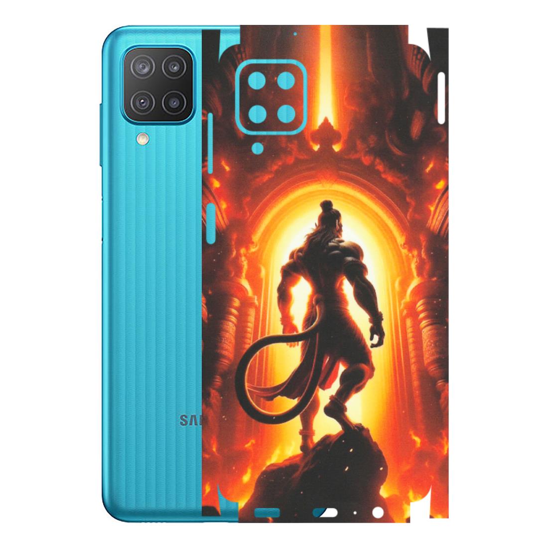 Samsung M/F/Note/Flip and C Phone Skins (All Models) - HanumanJi - Matte Finish (M-06) Samsung Galaxy M12