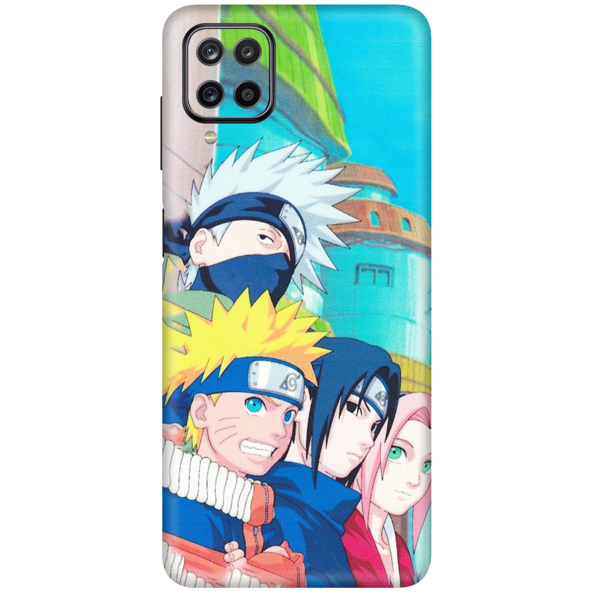 Samsung M/F/Note/Flip and C Phone Skins (All Models) - Team Minato And Kakashi - Matte Finish (M-101) Samsung Galaxy M12