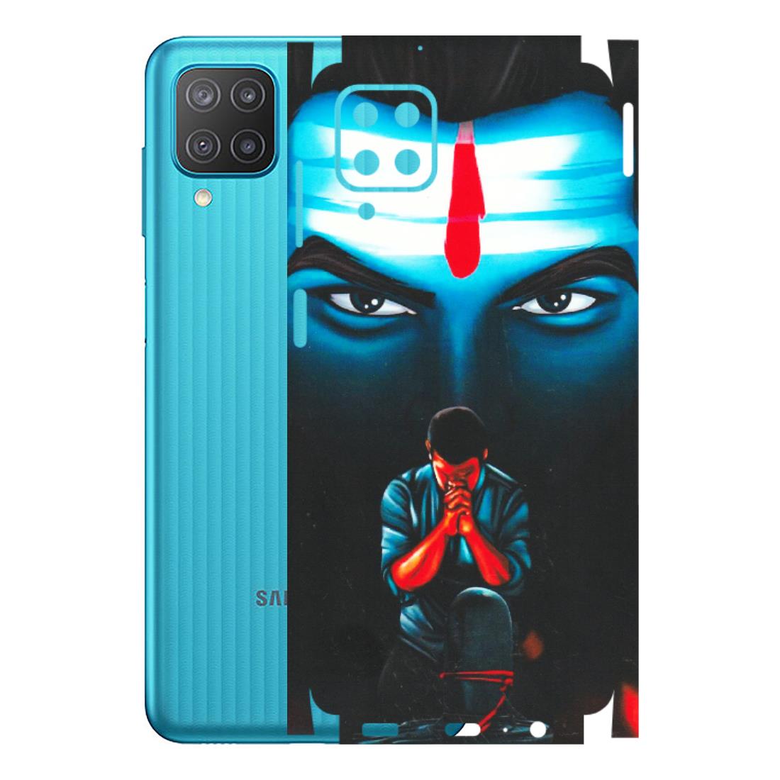 Samsung M/F/Note/Flip and C Phone Skins (All Models) - Mahakal Bhakt - Matte Finish (M-112) Samsung Galaxy M12