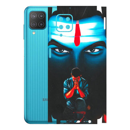 Samsung M/F/Note/Flip and C Phone Skins (All Models) - Mahakal Bhakt - Matte Finish (M-112) Samsung Galaxy M12