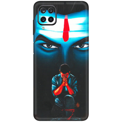 Samsung M/F/Note/Flip and C Phone Skins (All Models) - Mahakal Bhakt - Matte Finish (M-112) Samsung Galaxy M12