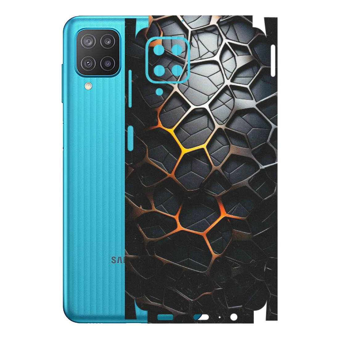 Samsung M/F/Note/Flip and C Phone Skins (All Models) - New Abstract Graphite Tiles - Matte Finish (M-130) Samsung Galaxy M12
