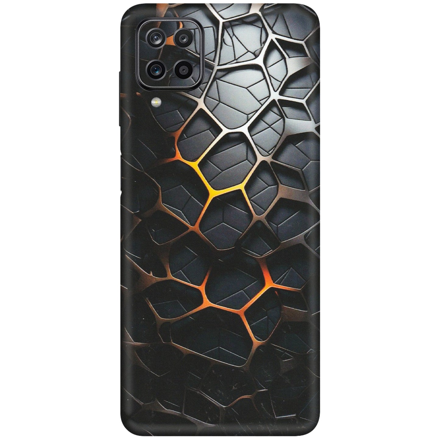 Samsung M/F/Note/Flip and C Phone Skins (All Models) - New Abstract Graphite Tiles - Matte Finish (M-130) Samsung Galaxy M12