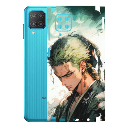 Samsung M/F/Note/Flip and C Phone Skins (All Models) - New Roronoa Zoro One Picece Anime - Matte Finish (M-140) Samsung Galaxy M12