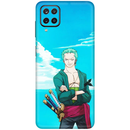Samsung M/F/Note/Flip and C Phone Skins (All Models) - Cool Swordman Zoro Anime - Matte Finish (M-143) Samsung Galaxy M12