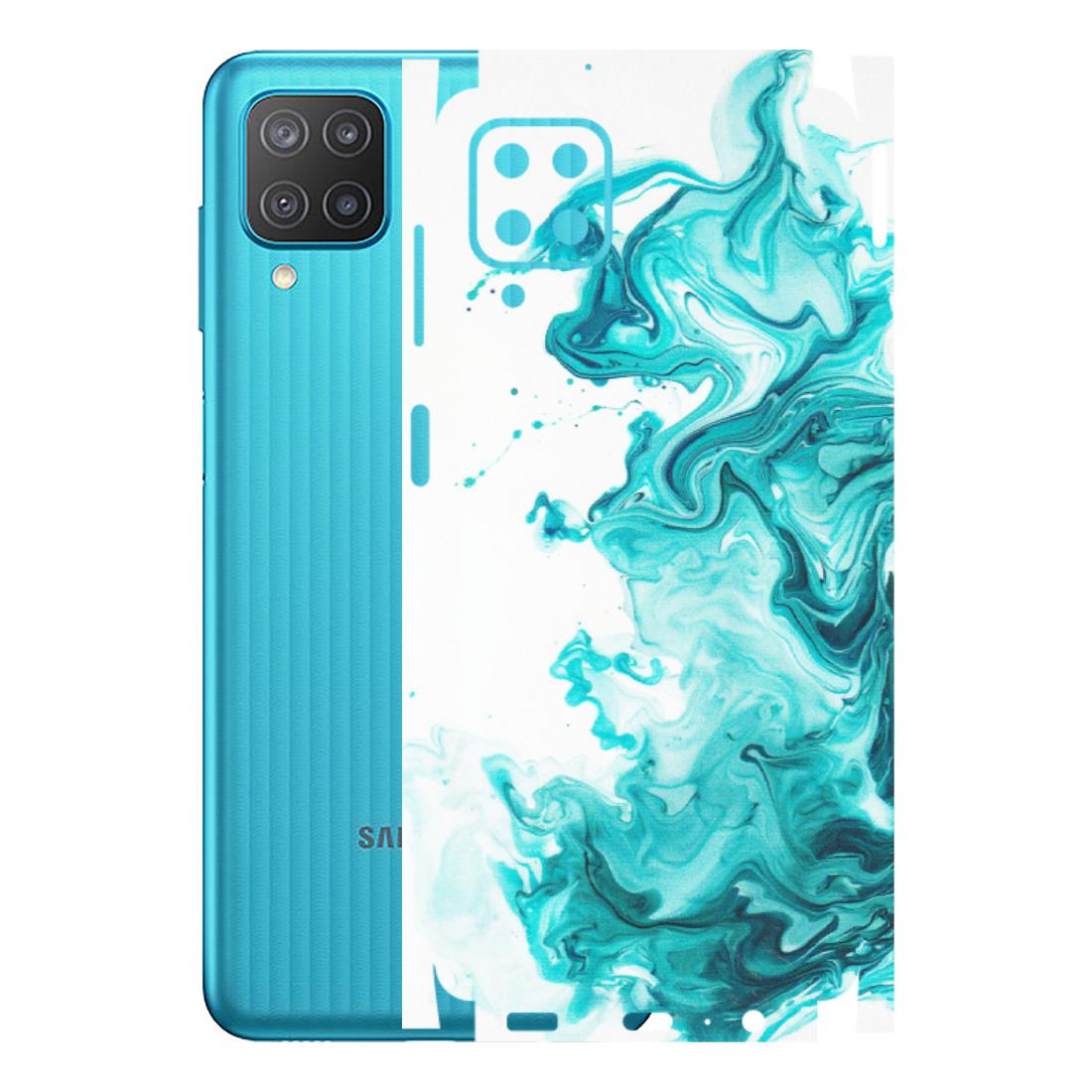Samsung M/F/Note/Flip and C Phone Skins (All Models) - Sky Blue Abstract Colour - Matte Finish (M-146) Samsung Galaxy M12