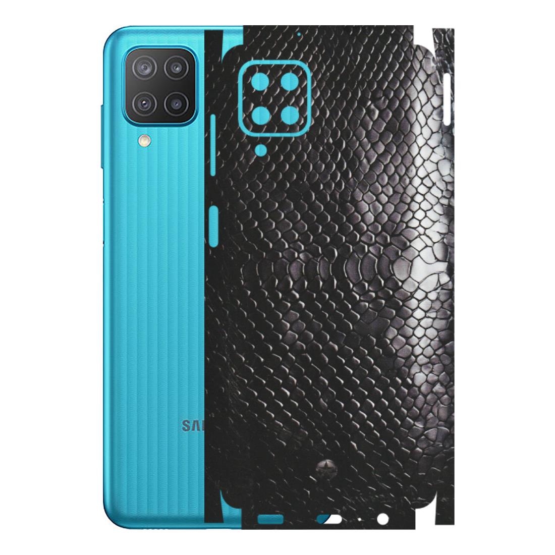 Samsung M/F/Note/Flip and C Phone Skins (All Models) - Black Snack Leather - Matte Finish (M-147) Samsung Galaxy M12