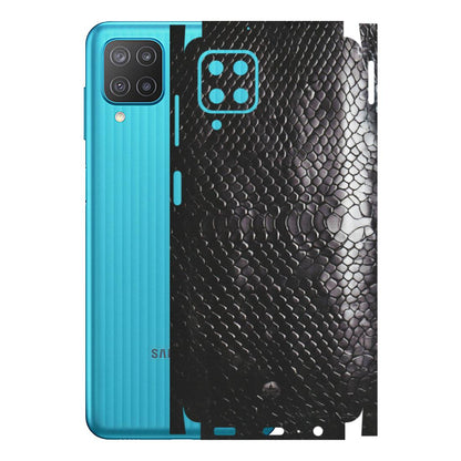 Samsung M/F/Note/Flip and C Phone Skins (All Models) - Black Snack Leather - Matte Finish (M-147) Samsung Galaxy M12