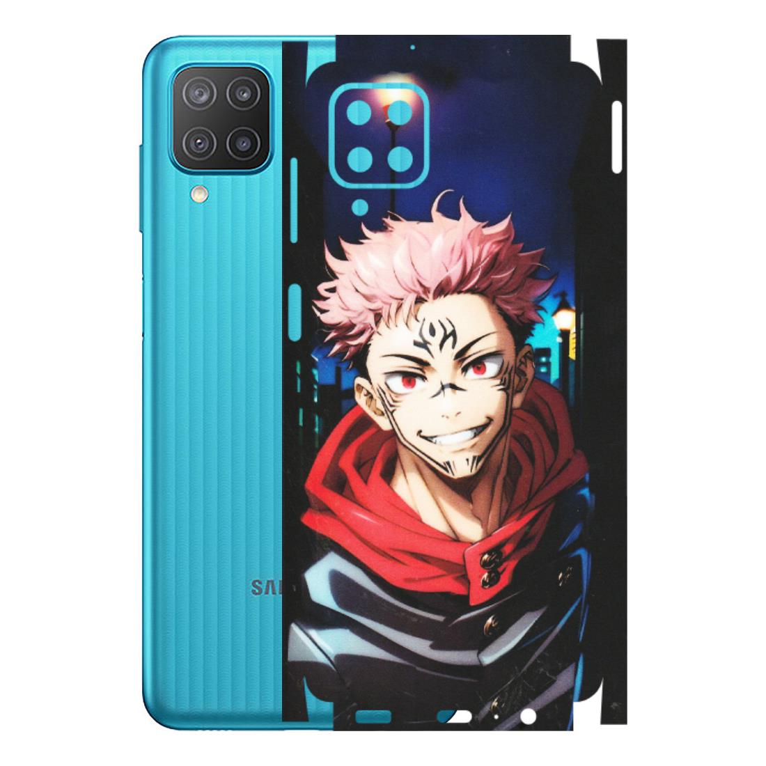 Samsung M/F/Note/Flip and C Phone Skins (All Models) - Yuji Itadori Funny Face Anime - Matte Finish (M-152) Samsung Galaxy M12