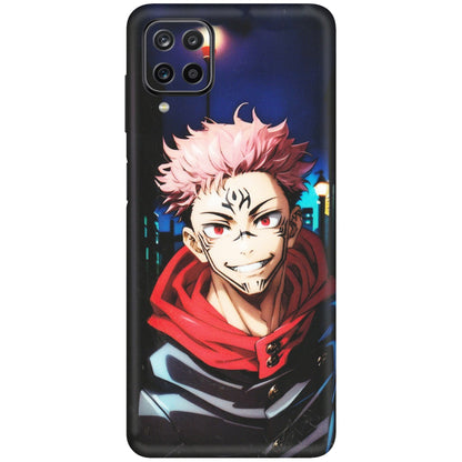 Samsung M/F/Note/Flip and C Phone Skins (All Models) - Yuji Itadori Funny Face Anime - Matte Finish (M-152) Samsung Galaxy M12
