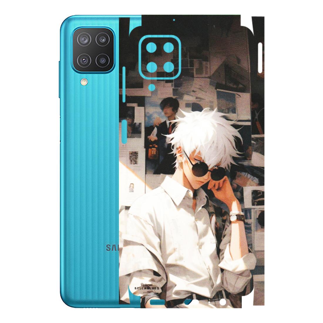 Samsung M/F/Note/Flip and C Phone Skins (All Models) - Gojo Satoru Jujustu Kaisen Anime - Matte Finish (M-156) Samsung Galaxy M12