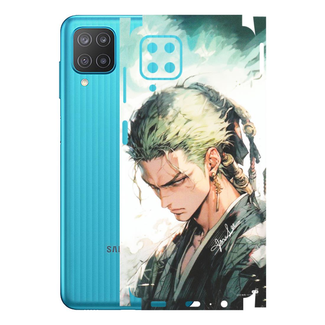 Samsung M/F/Note/Flip and C Phone Skins (All Models) - Pirate Hunter One Piece Anime - Matte Finish (M-157) Samsung Galaxy M12