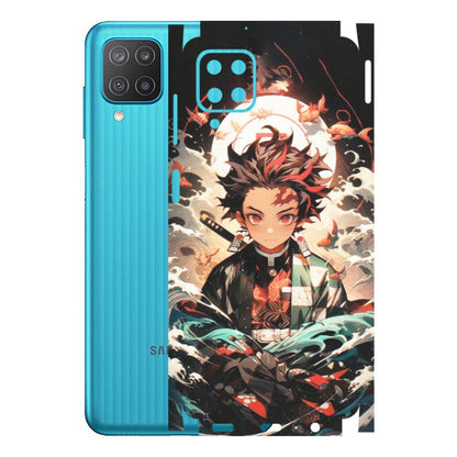Samsung M/F/Note/Flip and C Phone Skins (All Models) - Tanjiro Demon Slayer Anime - Matte Finish (M-158) Samsung Galaxy M12