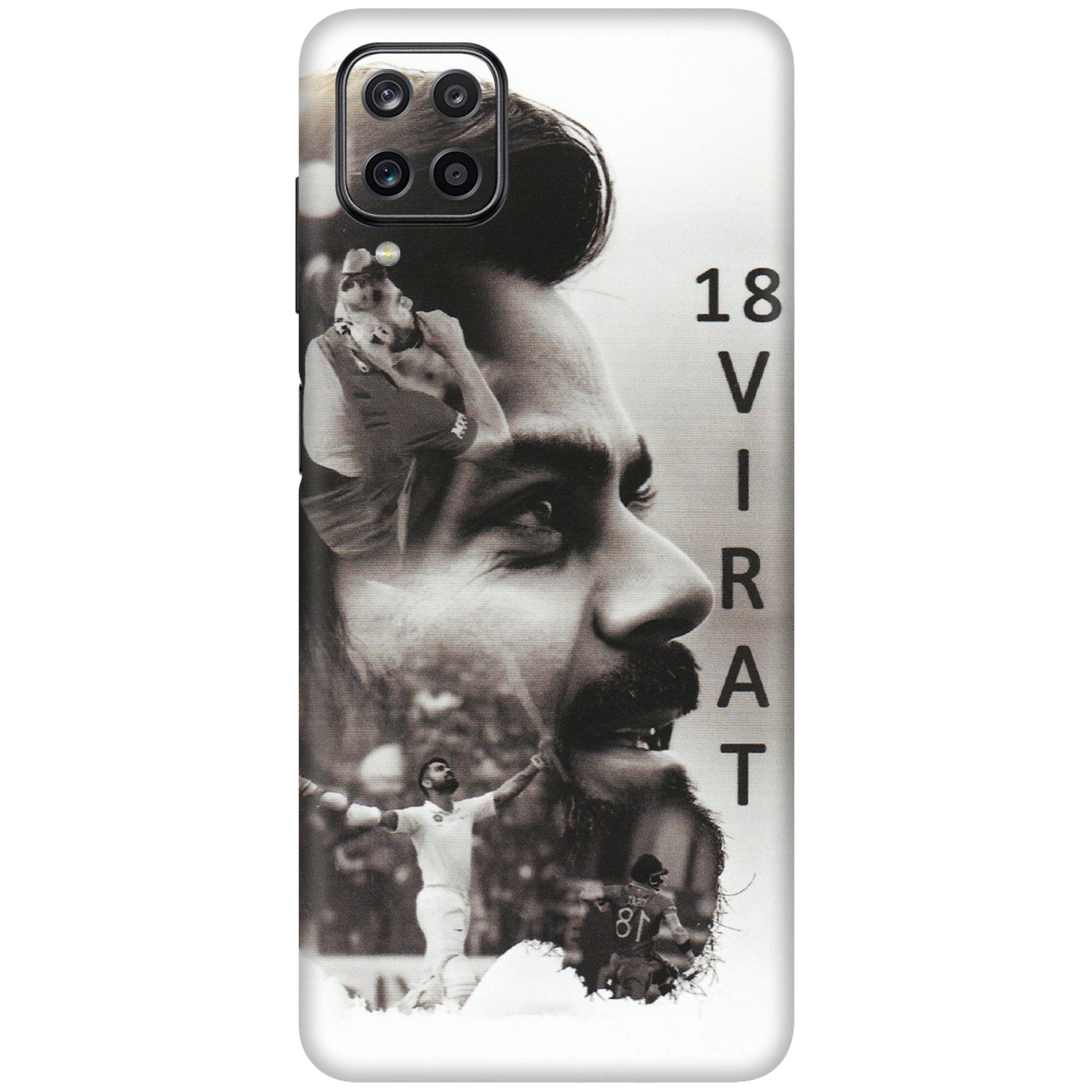 Samsung M/F/Note/Flip and C Phone Skins (All Models) - Virat Kohli Cricketer - Matte Finish (M-163) Samsung Galaxy M12