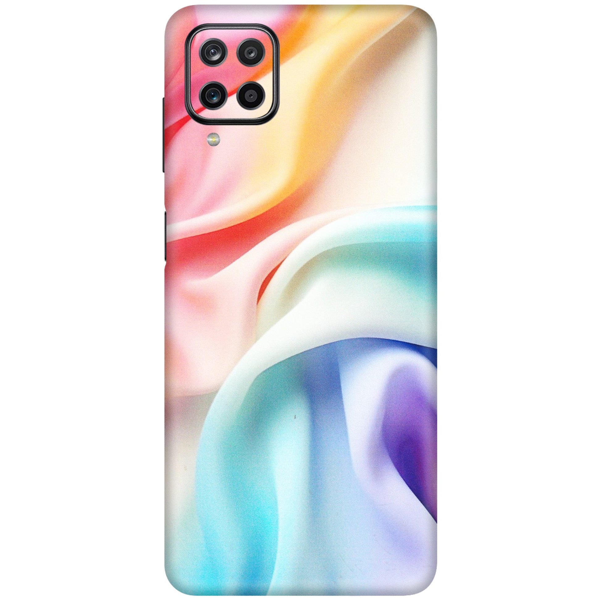 Samsung M/F/Note/Flip and C Phone Skins (All Models) - Colourful Silk Cloth - Matte Finish (M-165) Samsung Galaxy M12