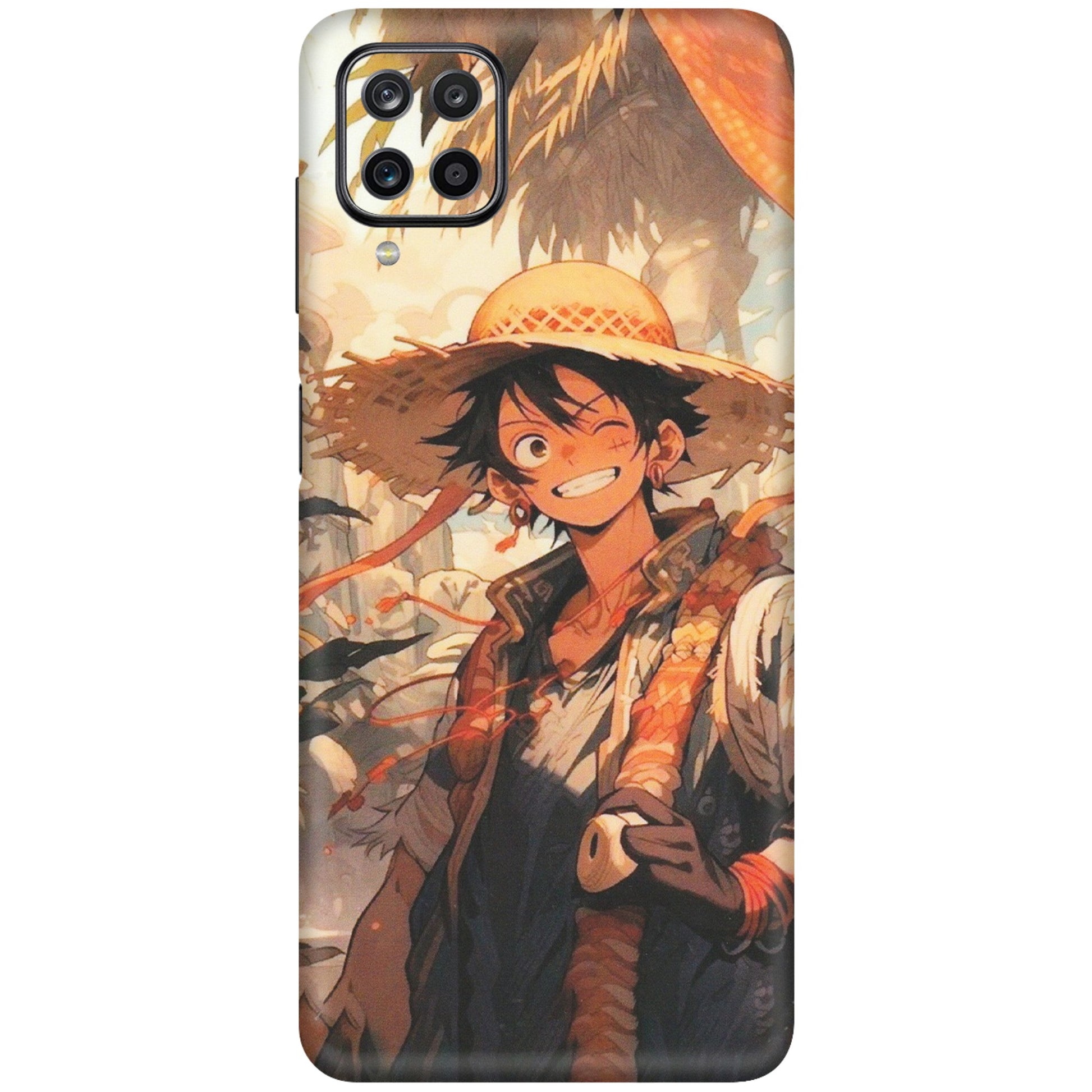 Samsung M/F/Note/Flip and C Phone Skins (All Models) - Anime Character Smile - Matte Finish (M-33) Samsung Galaxy M12