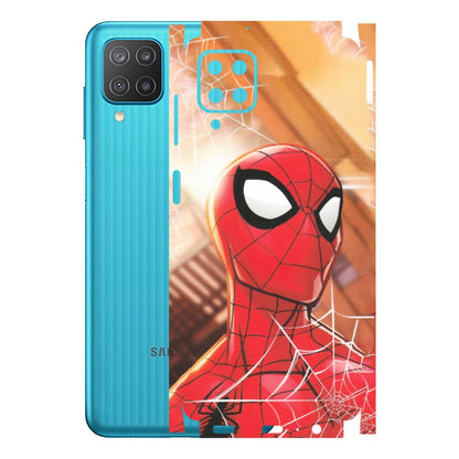Samsung M/F/Note/Flip and C Phone Skins (All Models) - Spiderman Face New - Matte Finish (M-41) Samsung Galaxy M12