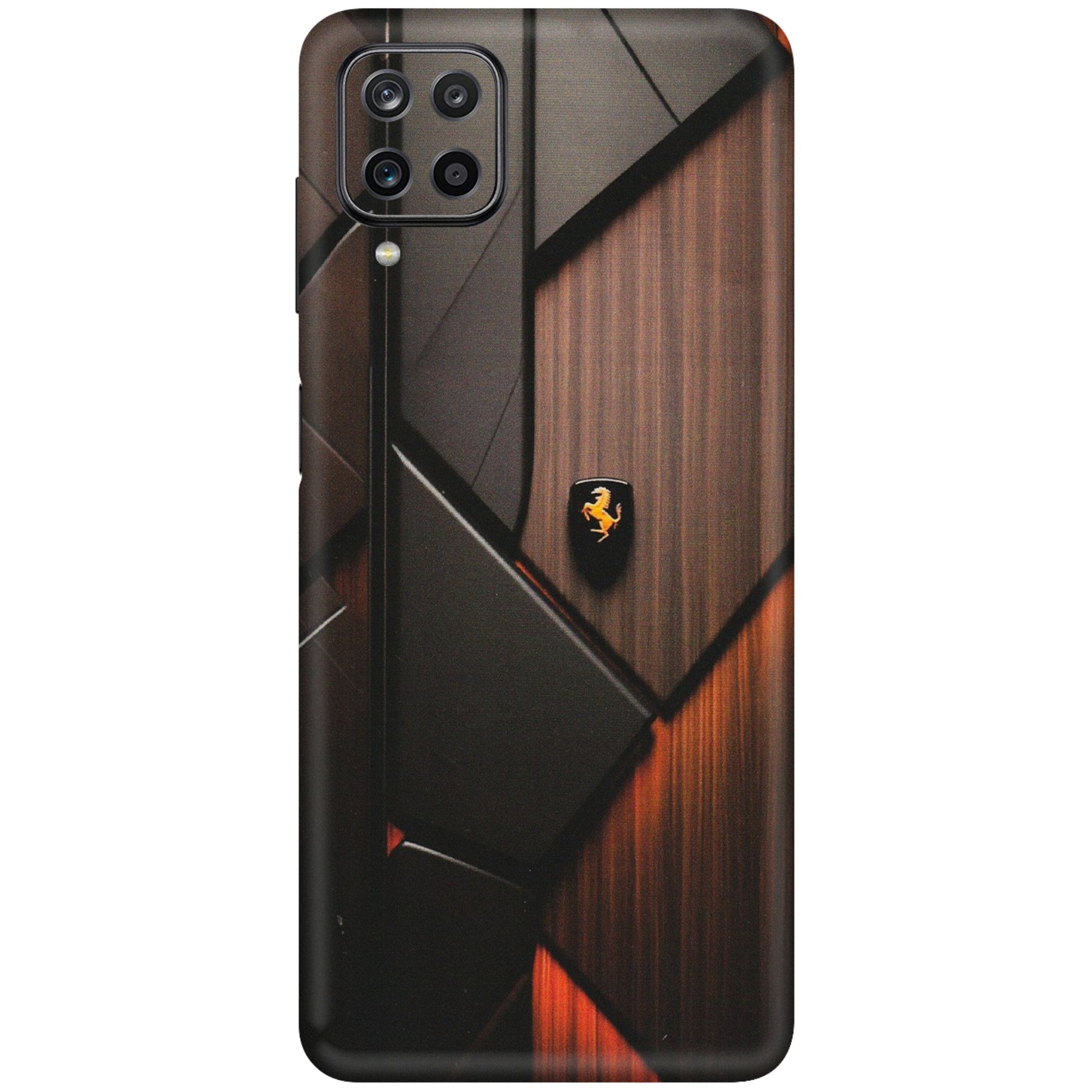 Samsung M/F/Note/Flip and C Phone Skins (All Models) - Lambo Beauty Wood Pattern Sober - Matte Finish (M-51) Samsung Galaxy M12