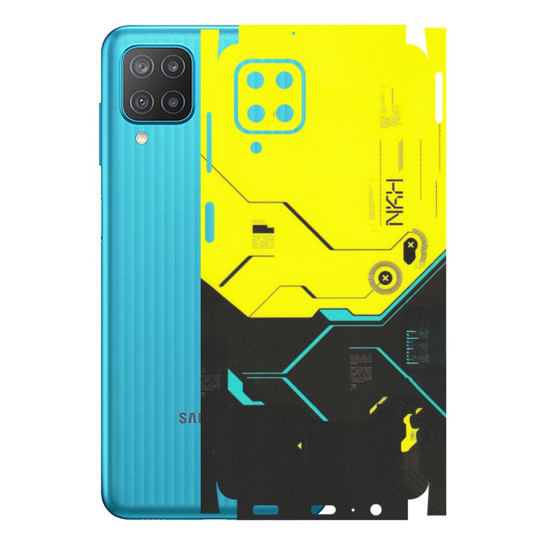 Samsung M/F/Note/Flip and C Phone Skins (All Models) - Black Yellow Technica - Matte Finish (M-53) Samsung Galaxy M12