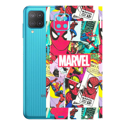 Samsung M/F/Note/Flip and C Phone Skins (All Models) - Marvel Comic Spiderman Grafitti - Matte Finish (M-72) Samsung Galaxy M12