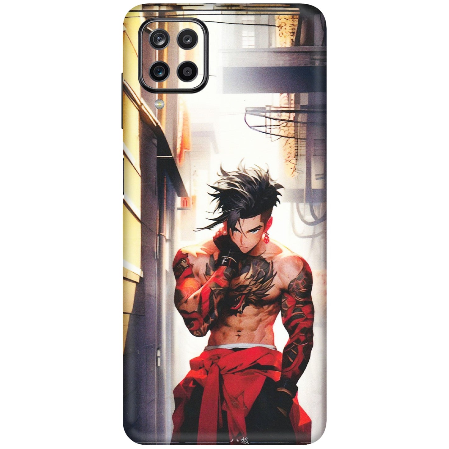 Samsung M/F/Note/Flip and C Phone Skins (All Models) - In the streets of Japan - Matte Finish (M-77) Samsung Galaxy M12