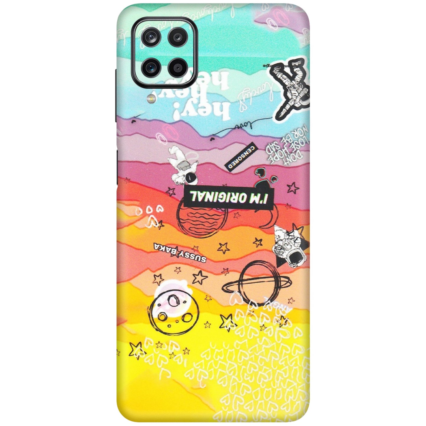 Samsung M/F/Note/Flip and C Phone Skins (All Models) - The Original Astronaut - Matte Finish (M-79) Samsung Galaxy M12