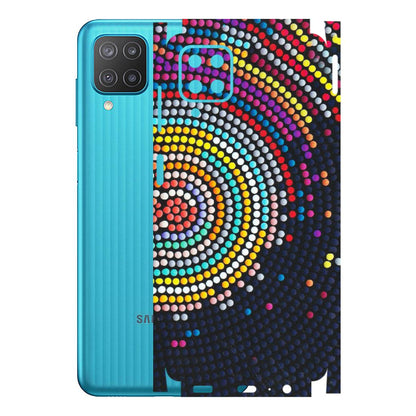 Samsung M/F/Note/Flip and C Phone Skins (All Models) - Rainbow Dot Mandala - Matte Finish (M-97) Samsung Galaxy M12